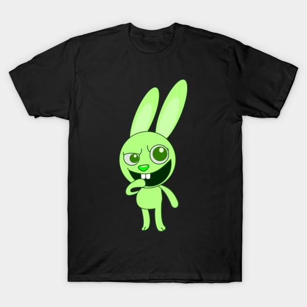 Crazy and Evil Rabbit/Bunny Animal T-Shirt by Normo Apparel